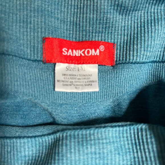SANKOM PATENT ACTIVEWEAR LEGGINGS - LIGHT BLUE - Picture 5 of 5